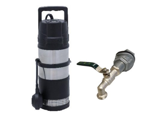 Claytech submersible water tank pump for garden